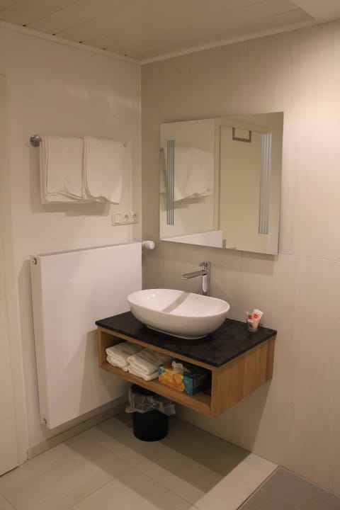 Family Room | Bathroom | Shower, free toiletries, hair dryer, towels