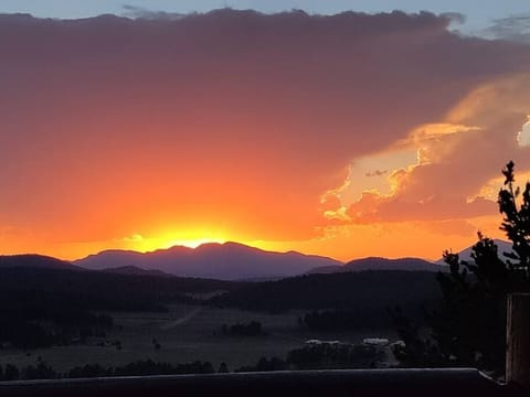 Sunset from the north side deck