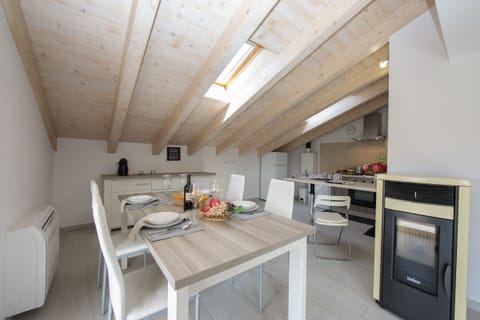 Kitchen and dining area