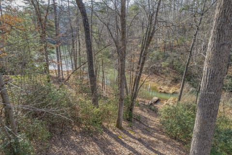 Upper view of the lake from the cabin