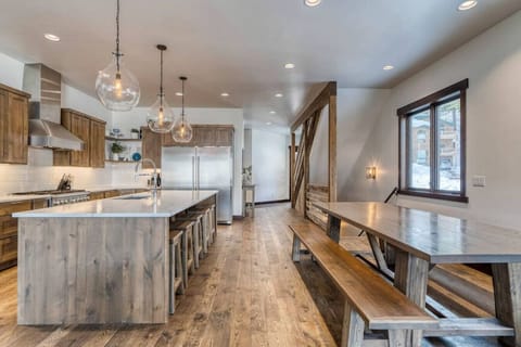 Spacious and Fully Stocked Kitchen & Dining Area