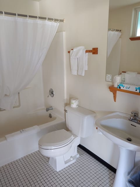 Suite, 1 King Bed with Sofa bed, Ocean View (Adults only) | Bathroom | Free toiletries, hair dryer, towels, soap