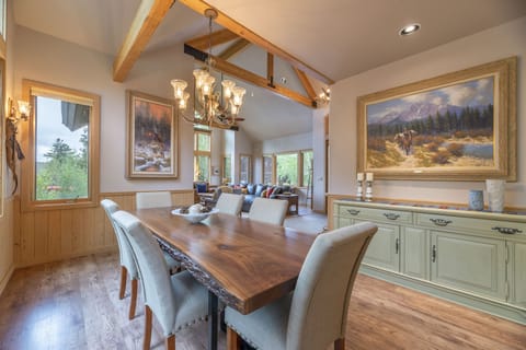 Formal Dining room with room for 8.