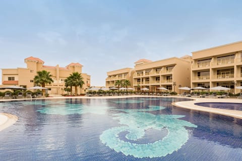 Indoor pool, outdoor pool, sun loungers