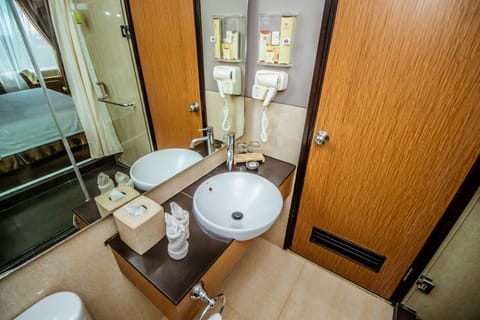 Junior Suite | Bathroom | Shower, free toiletries, towels
