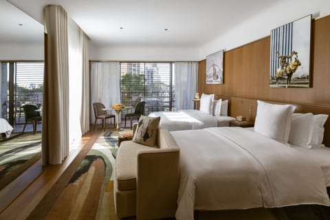 Grand Premier Room, 2 Queen Beds | Egyptian cotton sheets, premium bedding, pillowtop beds, minibar