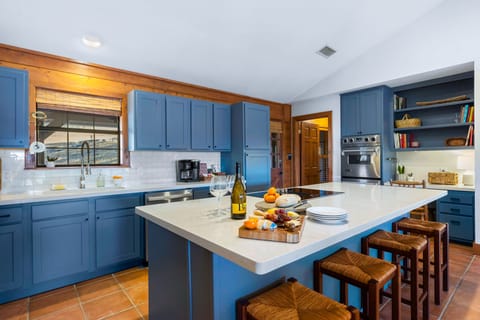 Kitchen with large pantry
