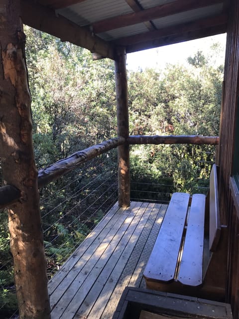Studio Cabin - Wood fire | Balcony