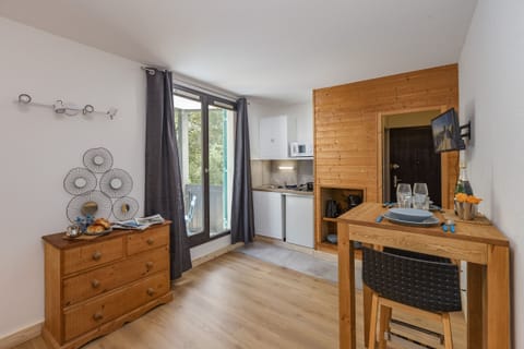 Renovated flat mountain style