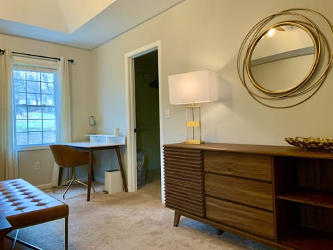 Master bedroom: Looking towards closet w/new updates