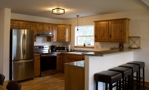 Kitchen; fully stocked