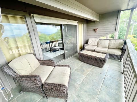 Balcony views w/ furniture