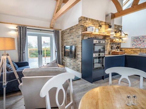 Open plan living space | Cowshed 1 - Cowshed Cottages at Travellers Rest Yard, Llanboidy