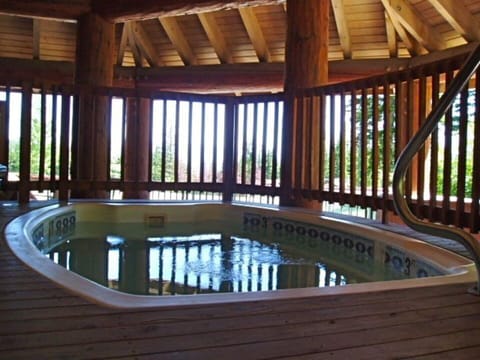 Shared hot tub for the building.