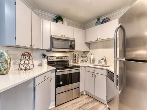 Tranquility Skies' fully equipped kitchen