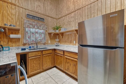Fully stocked kitchen