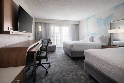 Room, 2 Queen Beds | Premium bedding, in-room safe, desk, laptop workspace