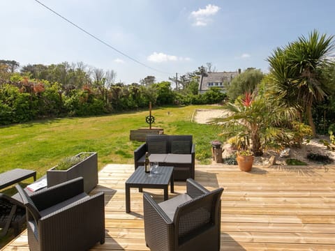 Furniture, Chair, Outdoor Furniture, Table, Outdoor Table, Shade, Garden, Deck, Hardwood, Resort