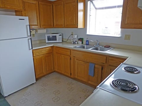 King Suite | Private kitchen | Fridge, microwave, paper towels