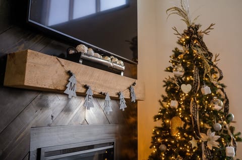 We decorate for Christmas starting in November!