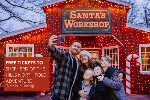 Up to 10 Free Tickets to Shepherd of the Hills North Pole Adventure (more details in listing)