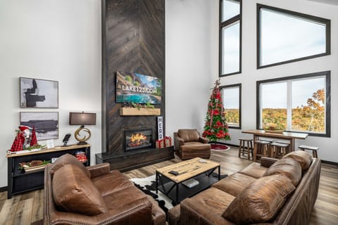 We decorate all of our homes for Christmas!