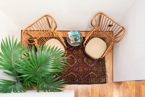 Luxury Suite | Living area | 55-inch Smart TV with digital channels, TV, Netflix