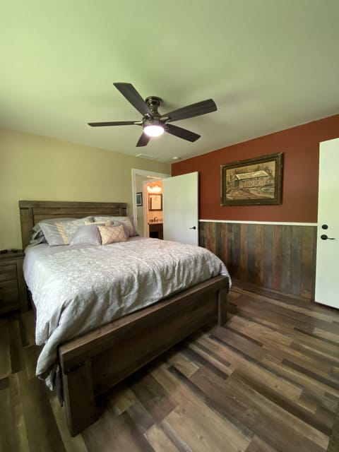Bedroom: All beds in the Lodge have luxury mattresses with added foam toppers.