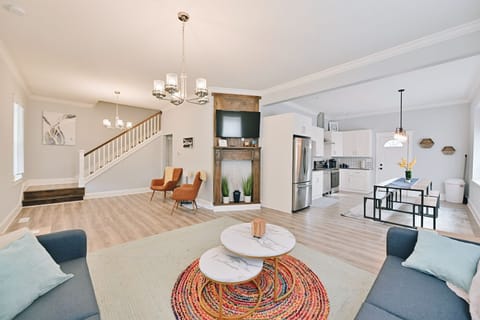 cozy up in our luxurious living room