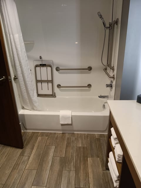 Free toiletries, hair dryer, towels, soap