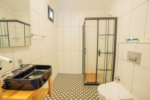 Superior Triple Room | Bathroom | Shower, free toiletries, hair dryer, slippers