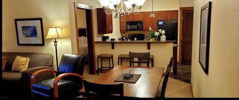 Living and dining space