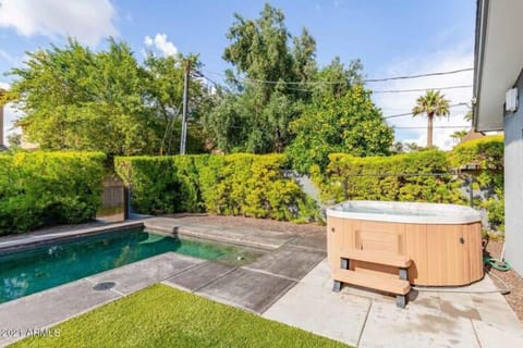 Too cold? Jup in the hot tub and vice versa.