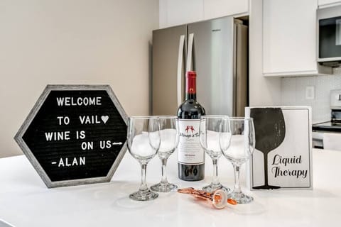 We love to provide you with a bottle of nice wine as a thank you for booking our place. Cheers!!