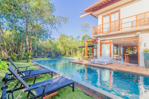 Indoor pool, pool umbrellas, sun loungers