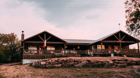 Picture of Cabin C + D facing the river taken by a previous guest
