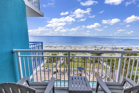 Family Apartment, 2 Bedrooms, Beach View, Oceanfront | Balcony