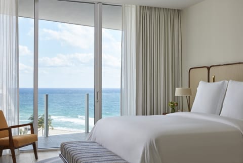 Grand Ocean View Two Bedroom Residence | Premium bedding, down comforters, minibar, desk