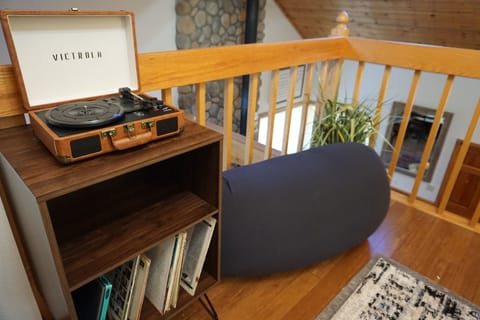 Spin some classic vinyl in the record player