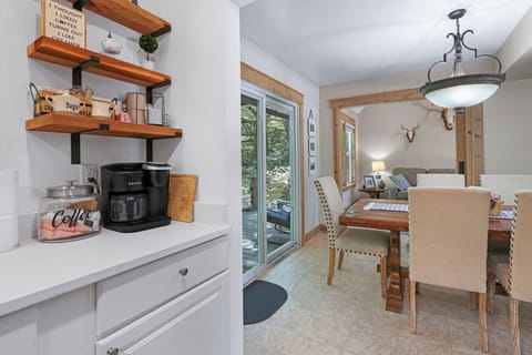 Coffee bar in the kitchen