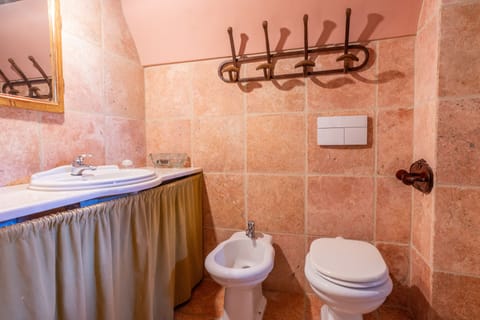 Comfort Studio | Bathroom | Shower, bidet, towels