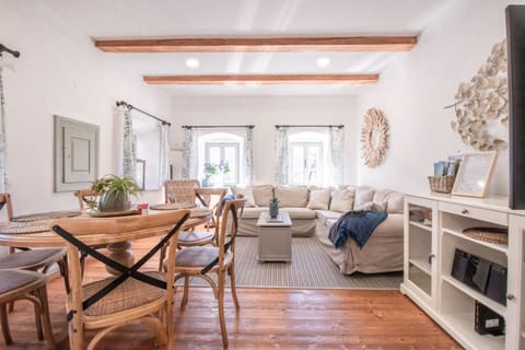 Living room with dining area