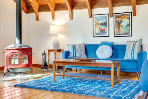 Romantic wood burning stove for a little fire in your life