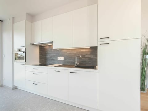 Cabinetry, Building, Countertop, Kitchen Stove, Kitchen, Wood, Kitchen Appliance, Plant, Drawer, Flooring