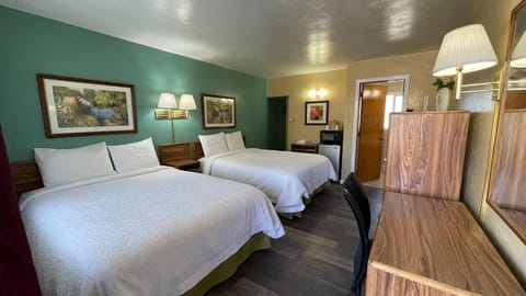 Standard Room, 2 Queen Beds | Iron/ironing board, free WiFi, bed sheets