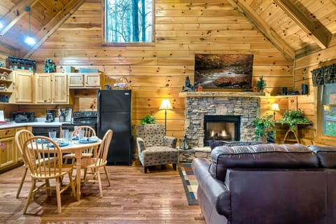 Kitchen and living area