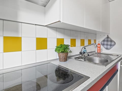 Kitchen Sink, Sink, Cabinetry, Tap, Countertop, Plumbing Fixture, Interior Design, Kitchen, Flooring, Floor