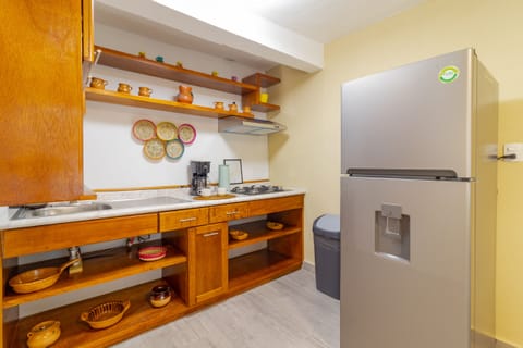 APARTAMENTO IV MEXICO LINDO | Private kitchen | Coffee/tea maker, cleaning supplies, paper towels, dining tables