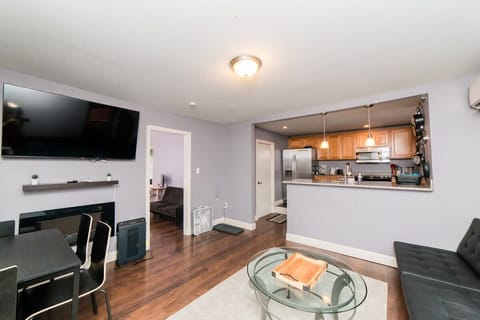 Open comfortable apartment with ROKU TV