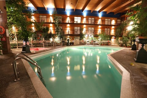 Indoor pool, open 9 AM to 10:00 PM, sun loungers
